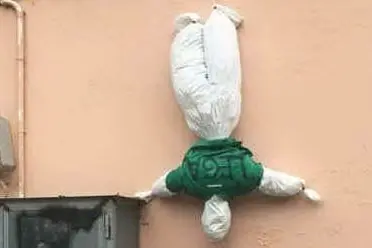 Uno dei fantocci