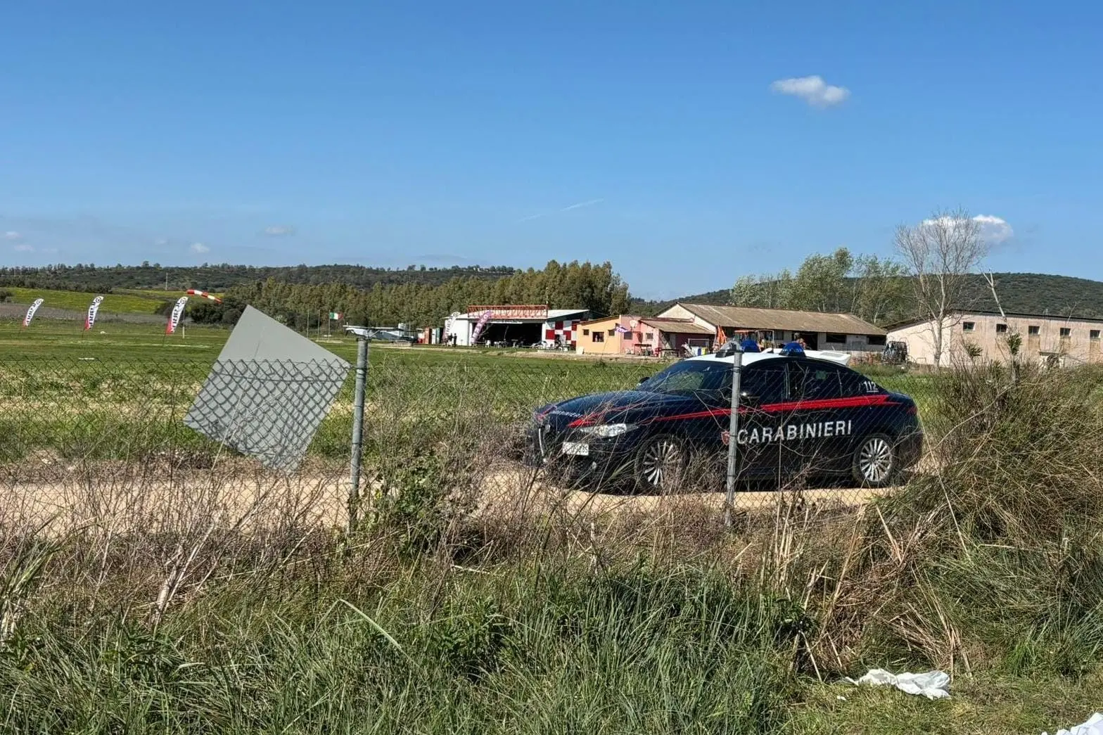 Serdiana, campo di volo (foto Serreli)