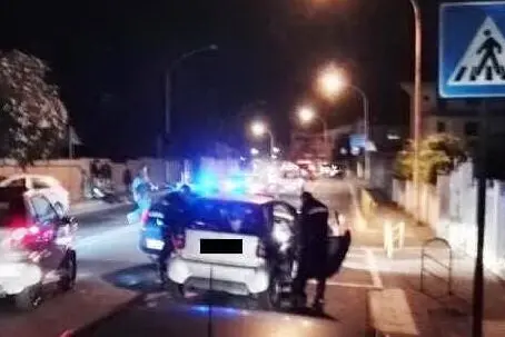 Il controllo dei carabinieri