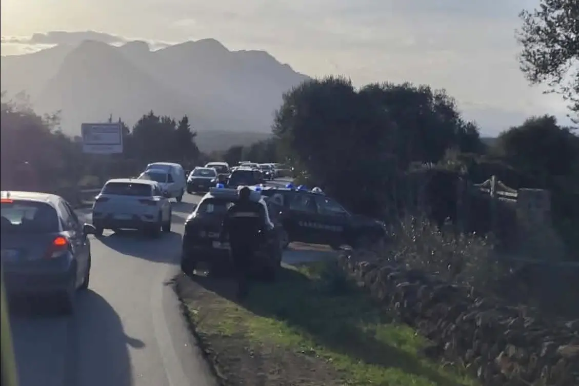 Il luogo dell’incidente a Dorgali