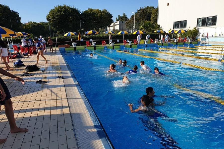 Campionati esordienti di nuoto (foto Serreli)