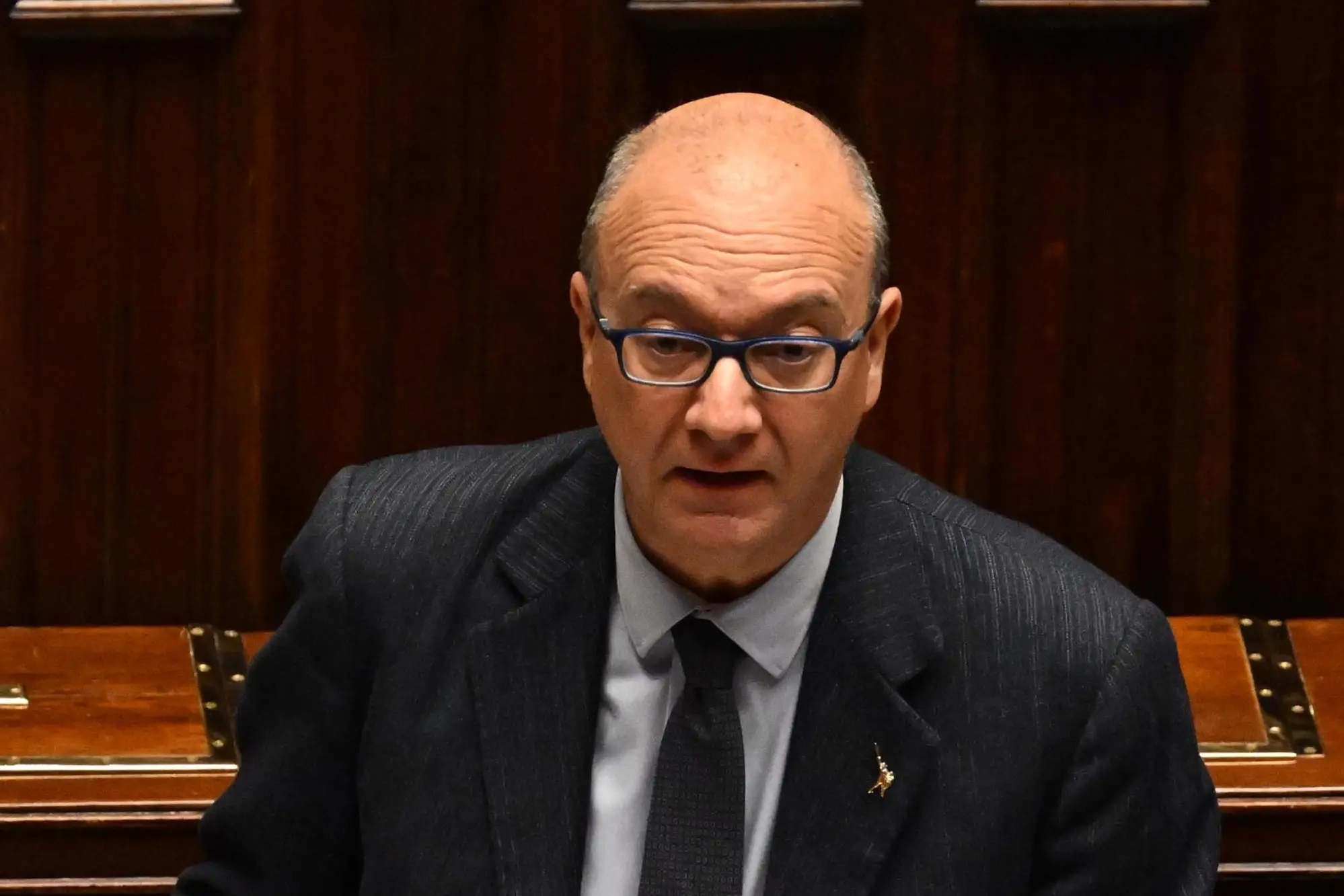 Il ministro dell'Istruzione Giuseppe Valditara (foto Ansa)