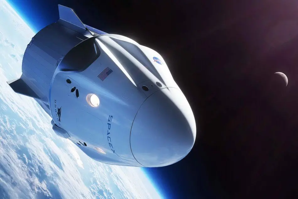 La navicella Crew-Dragon (foto @Spacex)