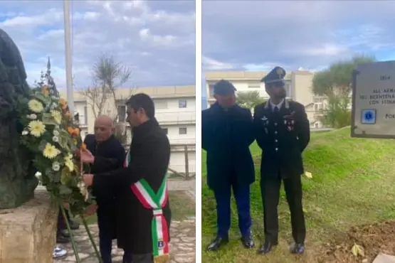 La cerimonia omaggio del Rotary a Porto Torres (foto Pala)