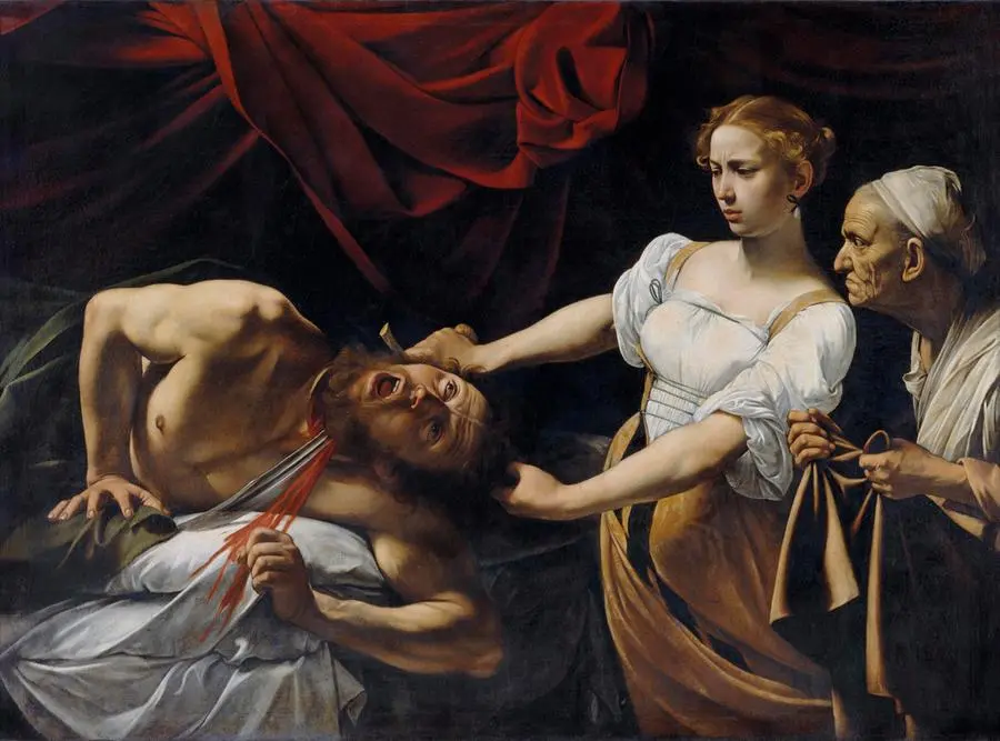 Il dipinto di Michelangelo Merisi, detto Caravaggio, dedicato al mito di Giuditta e Oloferne
