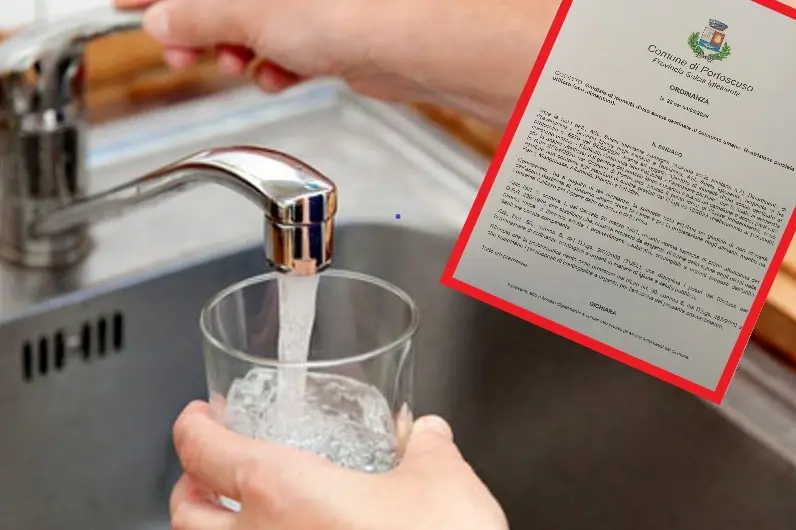 Vietato bere acqua a Portoscuso