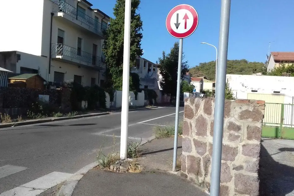 Uno degli stalli soppressi (foto L'Unione Sarda - Scano)