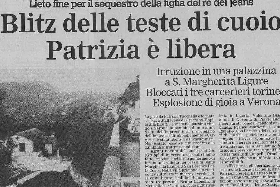 #AccaddeOggi: il 17 aprile 1990 viene liberata la piccola Patrizia Tacchella