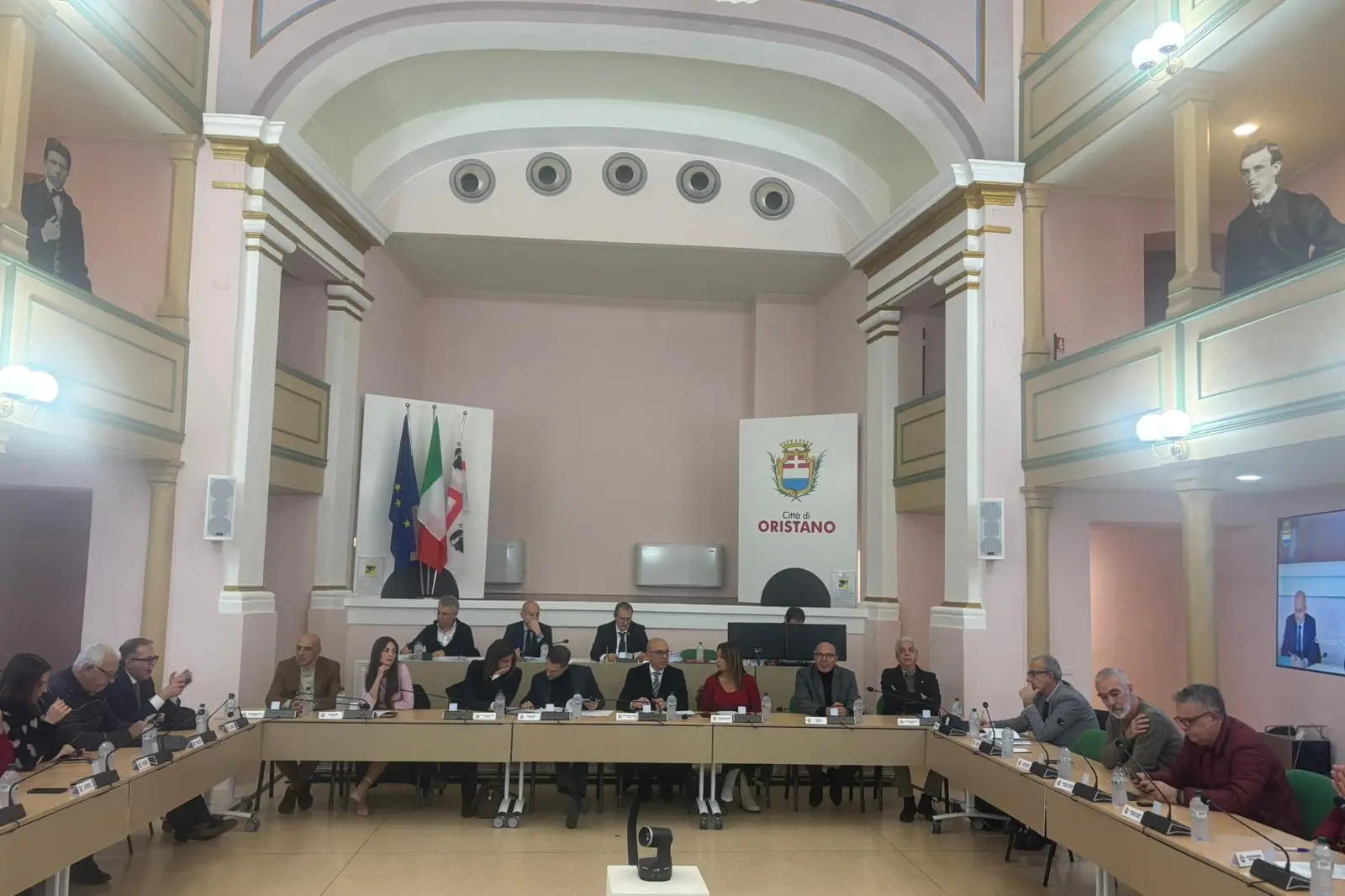 Una seduta del Consiglio comunale