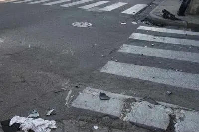 Il luogo dell'incidente, in via Vico a Quartu