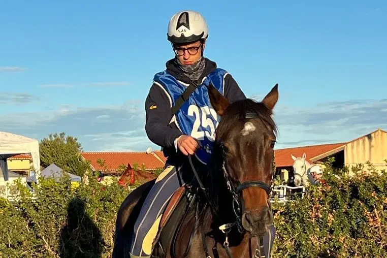Il cavaliere Luca Mura, campione sardo Endurance Cen B (foto concessa)