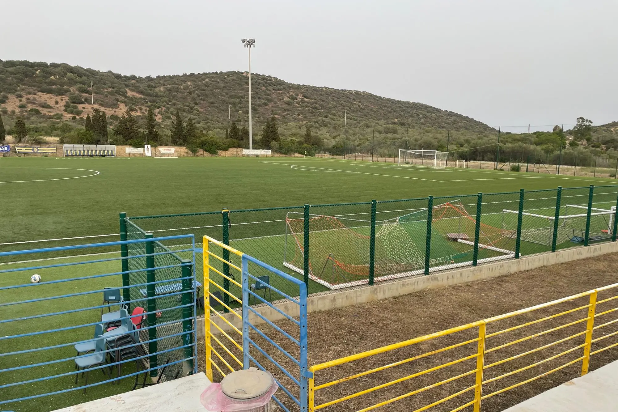 Lo stadio di Villasimius (foto Spignesi)