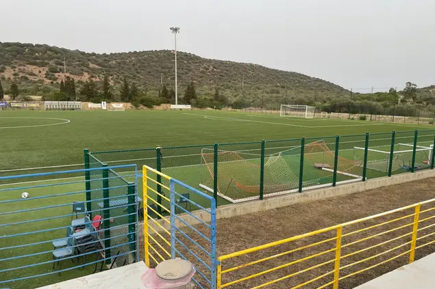 Lo stadio di Villasimius (foto Spignesi)