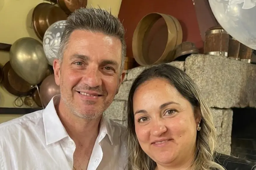Sandro Putzolu, 45 anni, e la sua compagna Giorgia Pili, 35