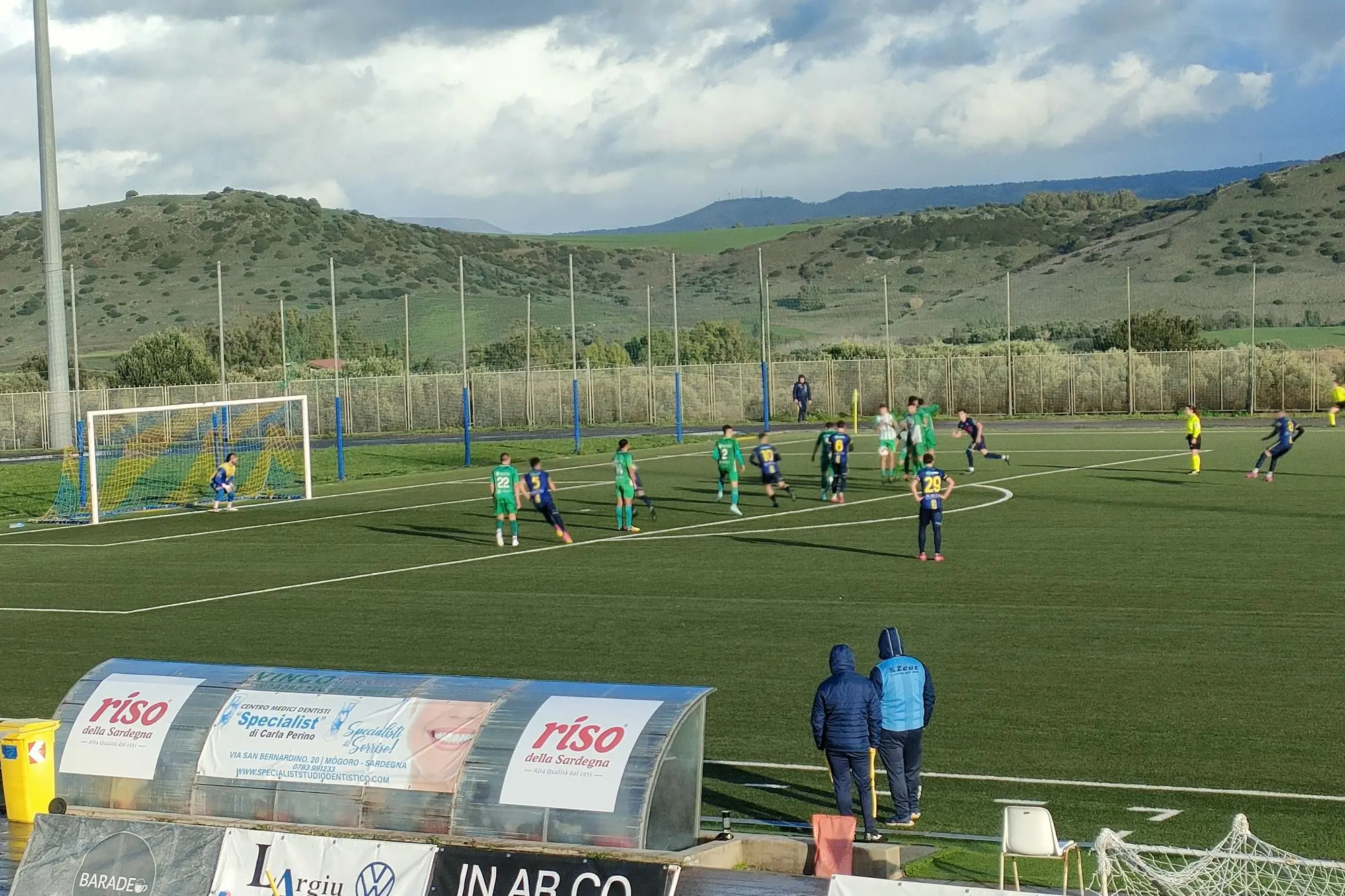 L'immagine di una partita della Freccia Parte Montis (foto di Giacomo Pala)