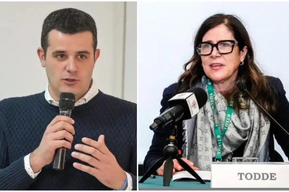 Francesco Mura e Alessandra Todde