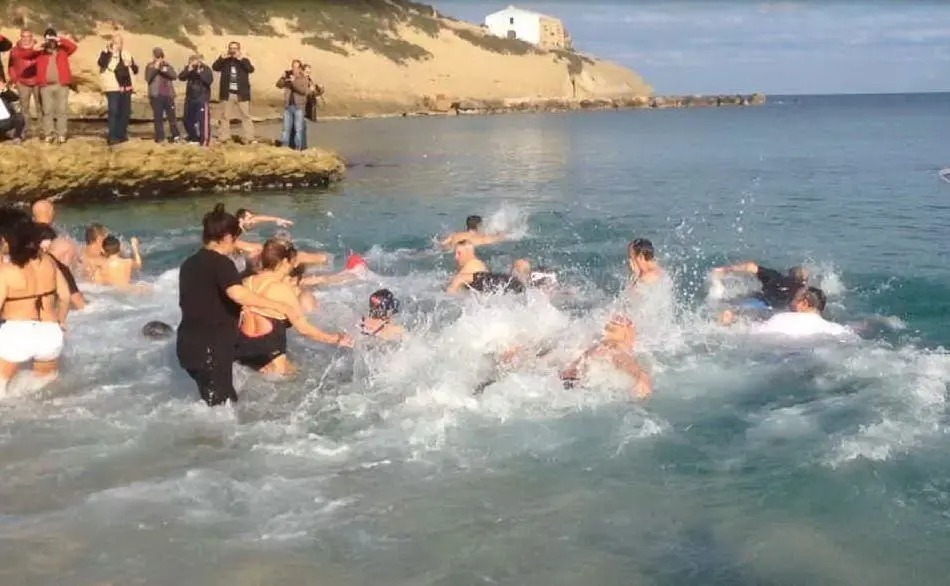 Bagno di Capodanno a Balai