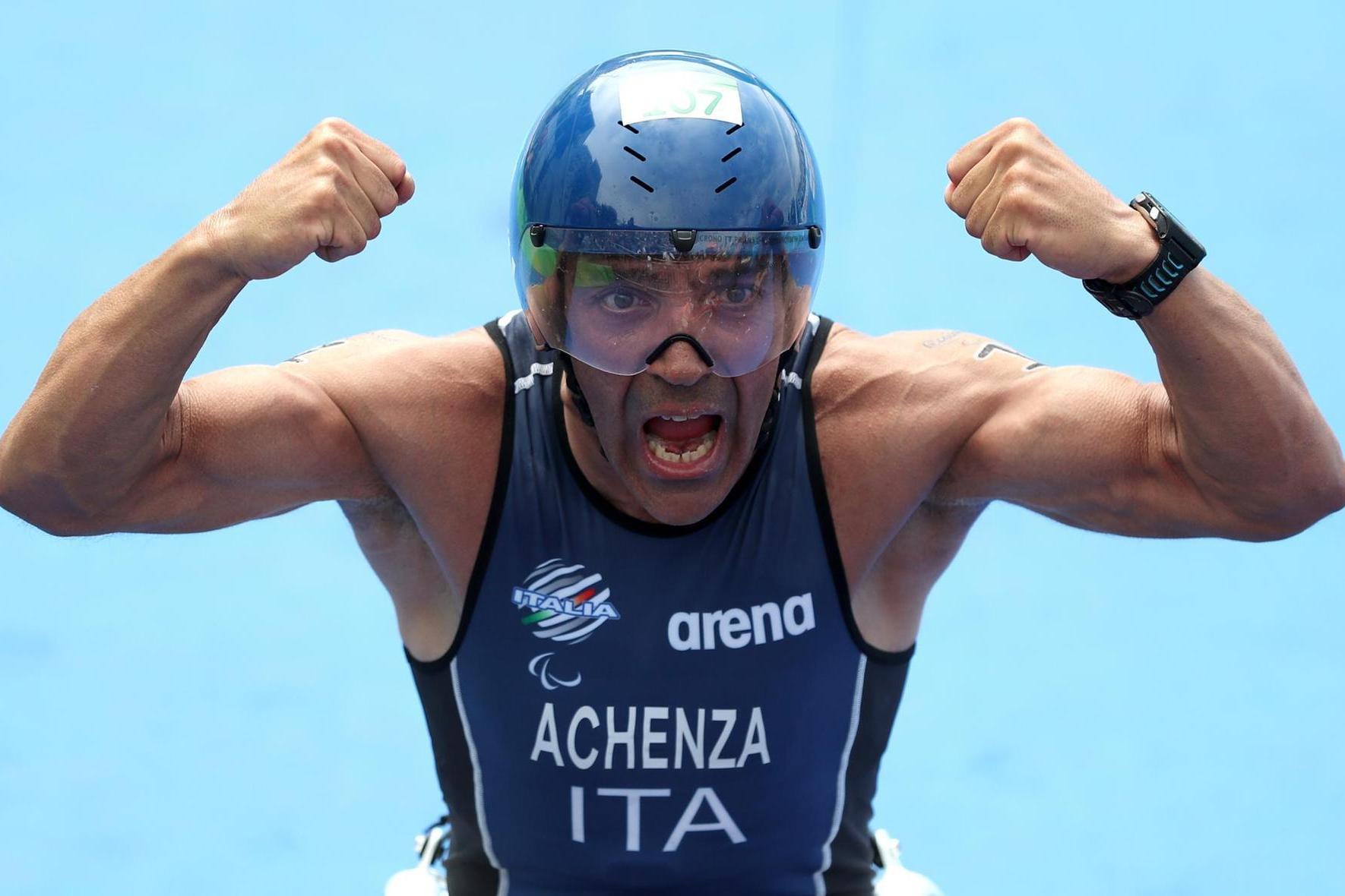 Triathlon, World Para Series: argento per il sardo Giovanni Achenza
