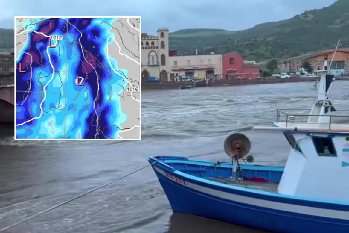 Allerta meteo per mezza Sardegna