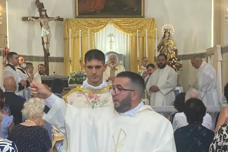 Don Giovanni Falconi parroco della Consolata a Porto Torres (foto Pala)