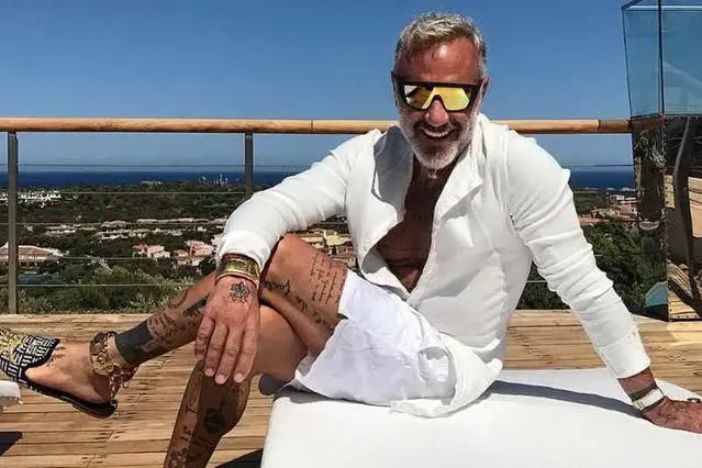 Gianluca Vacchi (foto da Instagram)