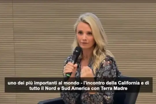 Jennifer Siebel Newsom a Torino: portare pace attraverso il cibo
