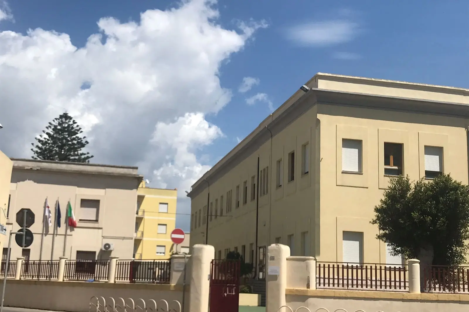 La scuola di via Regina Margherita a Quartu (foto Daga)