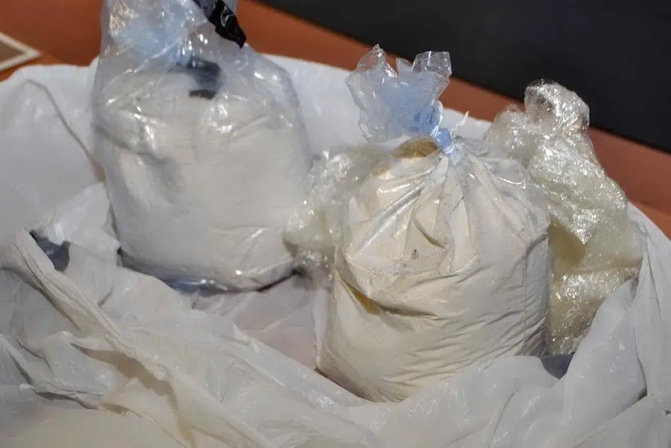 Cocaina sequestrata dagli investigatori - la foto è d'archivio
