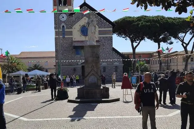 La chiesa di Arborea (Foto profilo Facebook del Comune)