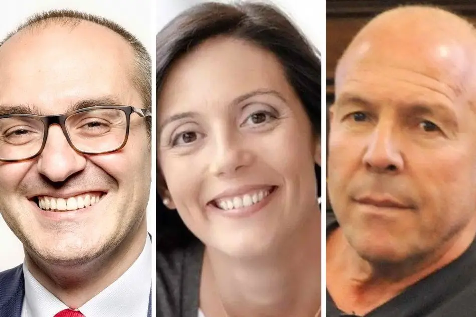 Da sinistra: Truzzu, Ghirra e Cremone (Foto Facebook, combo L'Unione Sarda)