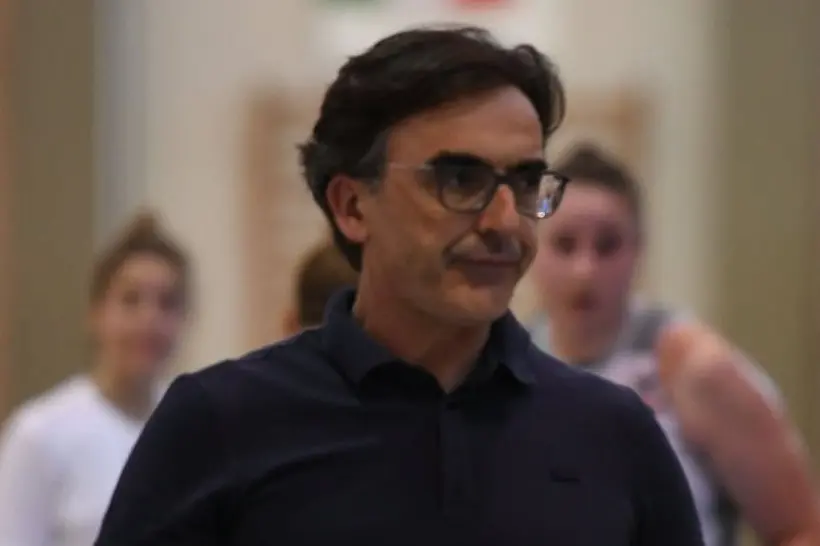 Federico Xaxa, coach del Cus Cagliari (foto di Andrea Chiaramida)