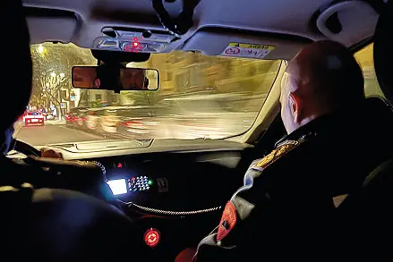 Una volante della polizia (Foto d'Archivio)
