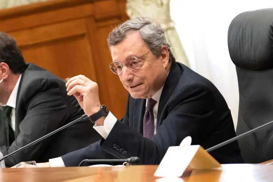 Mario Draghi (Ansa - Attili)