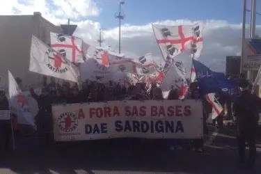 La manifestazione a Cagliari