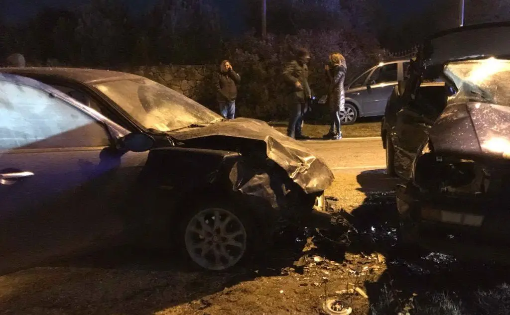 Un'altra immagine dell'incidente
