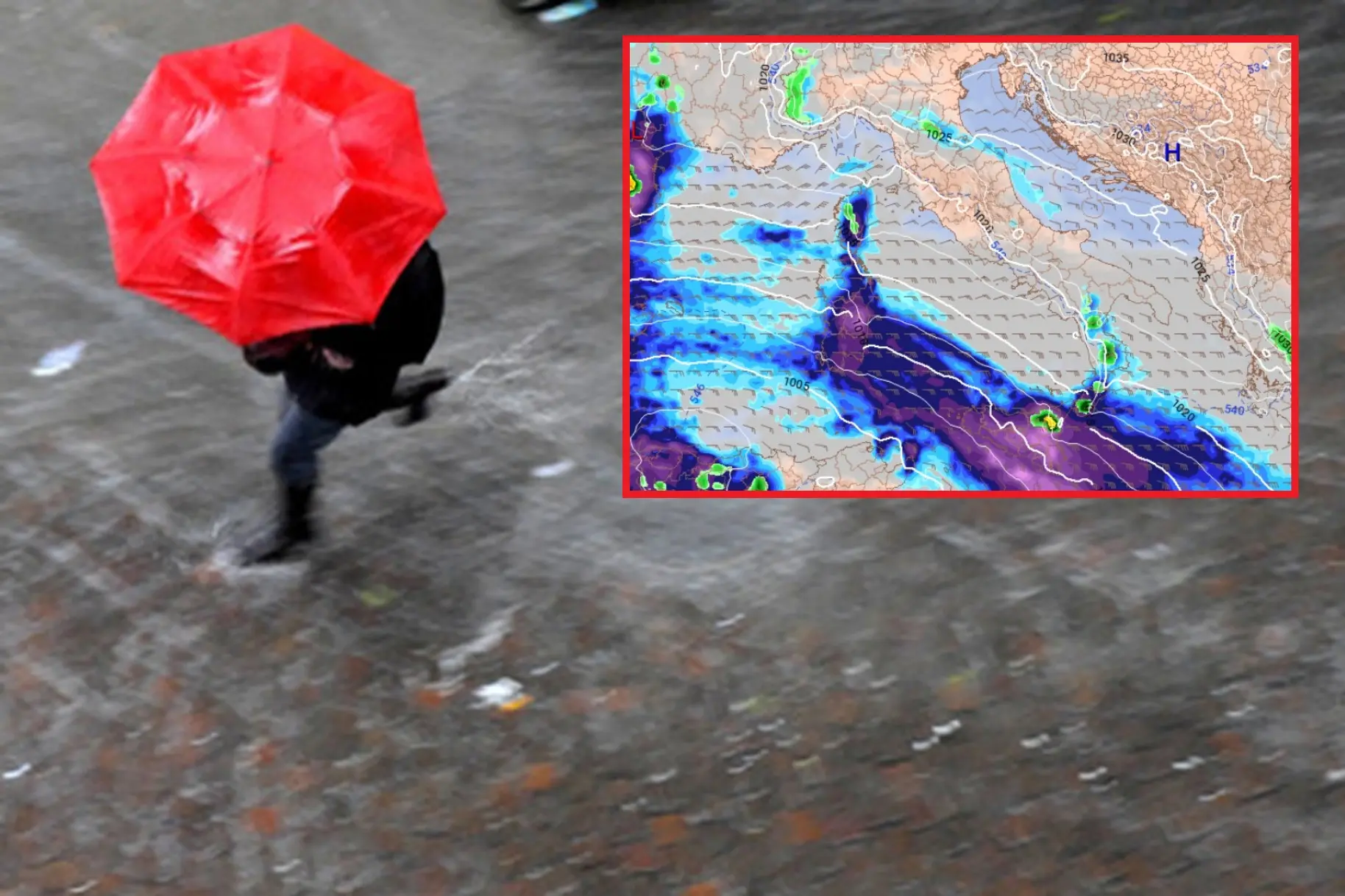 Tempesta in arrivo sulla Sardegna