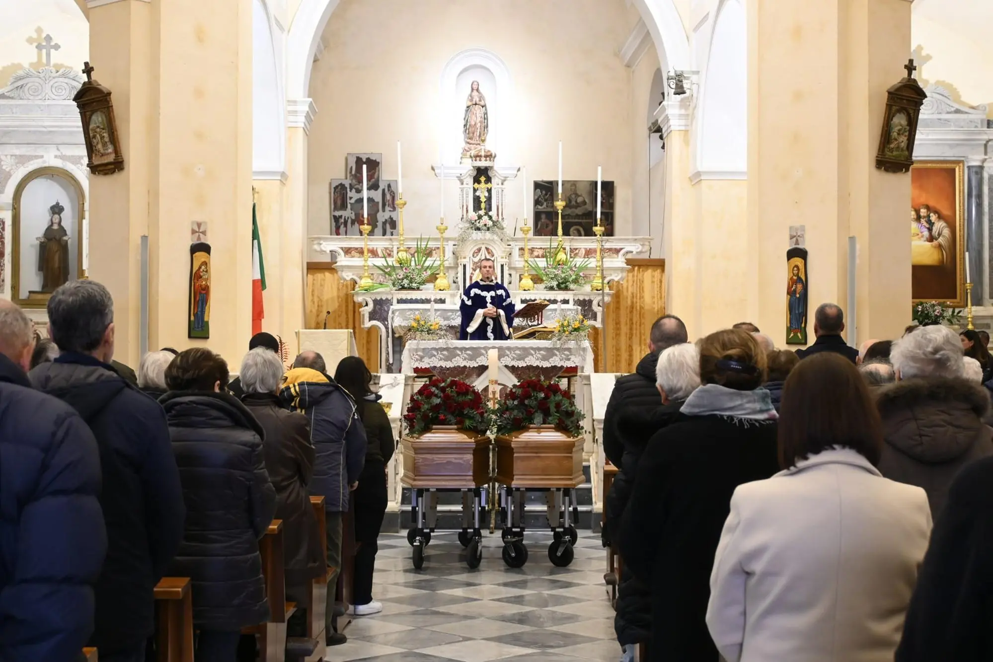 Il funerale a Ghilarza (Foto: Alessandra Chergia)