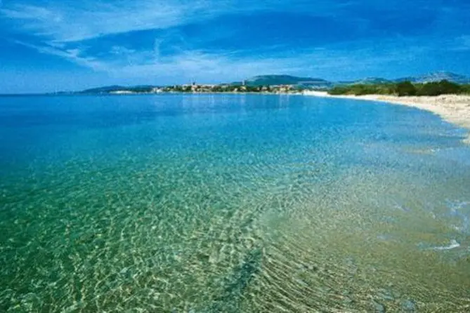 La spiaggia Maria Pia (Archivio L'Unione Sarda)