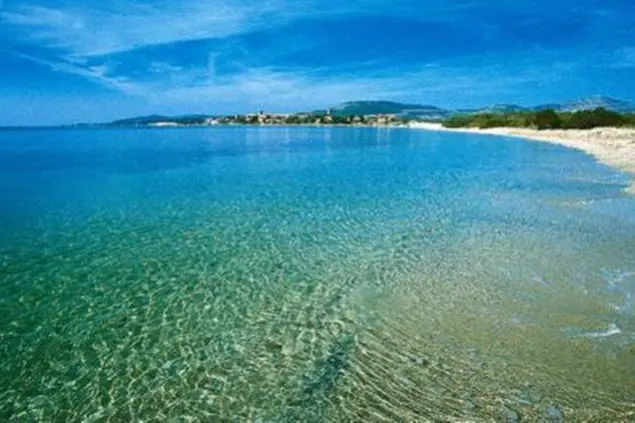 La spiaggia Maria Pia (Archivio L'Unione Sarda)