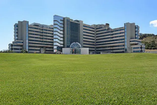 L'ospedale Brotzu a Cagliari