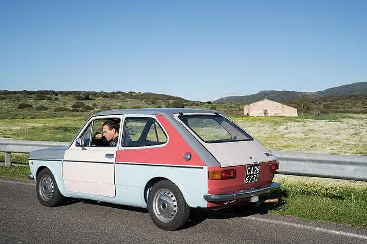 La 127 Fiat special ribattezzata &quot;Camaleonte&quot; (foto L'UnioneSarda - C. Pinna)