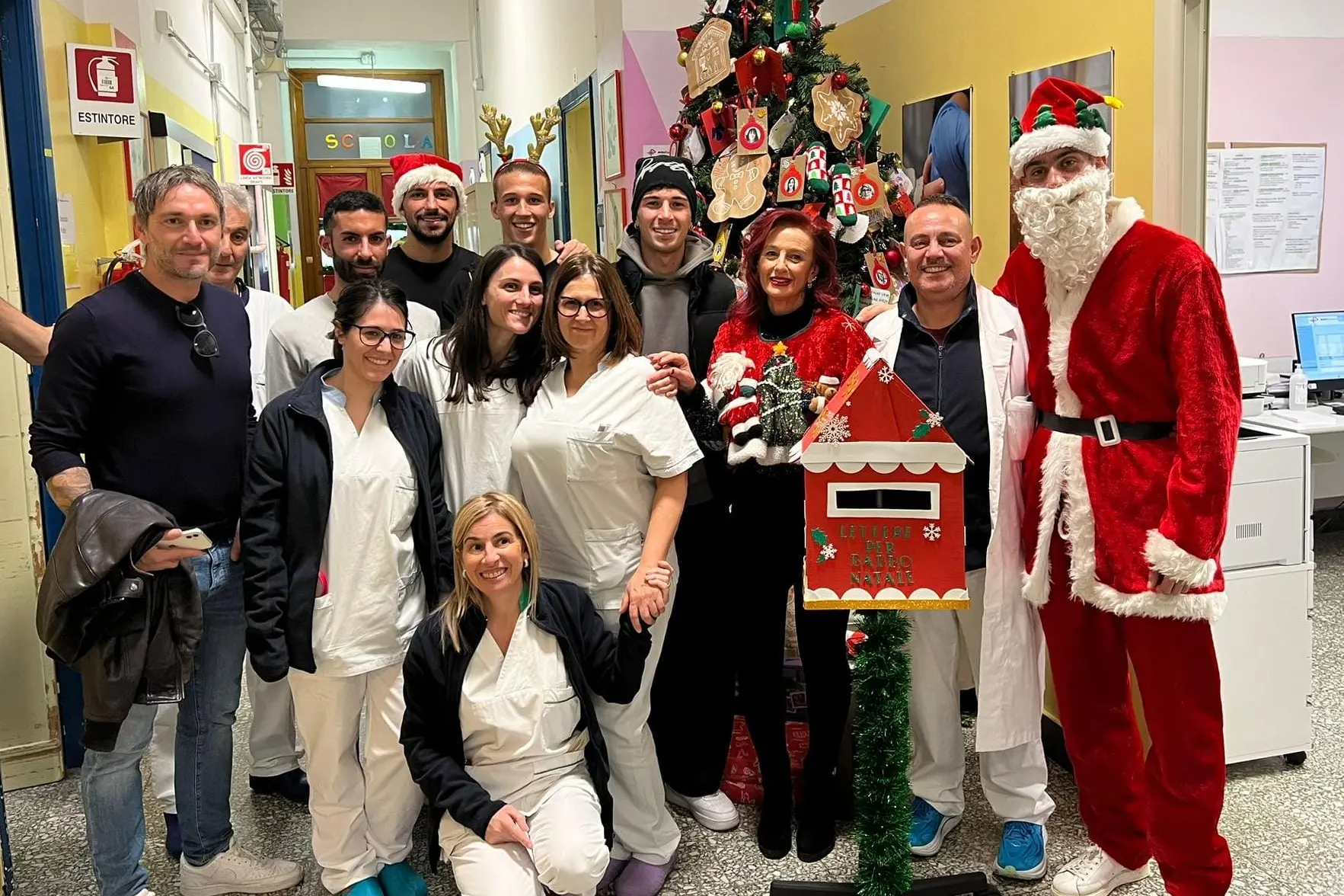 La Torres in pediatria (foto ufficio stampa Torres)