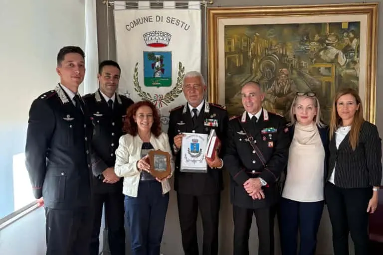 Il generale Grasso in Municipio