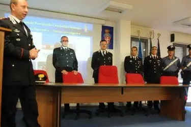 La conferenza stampa dei Carabinieri -  Alessandra Chergia
