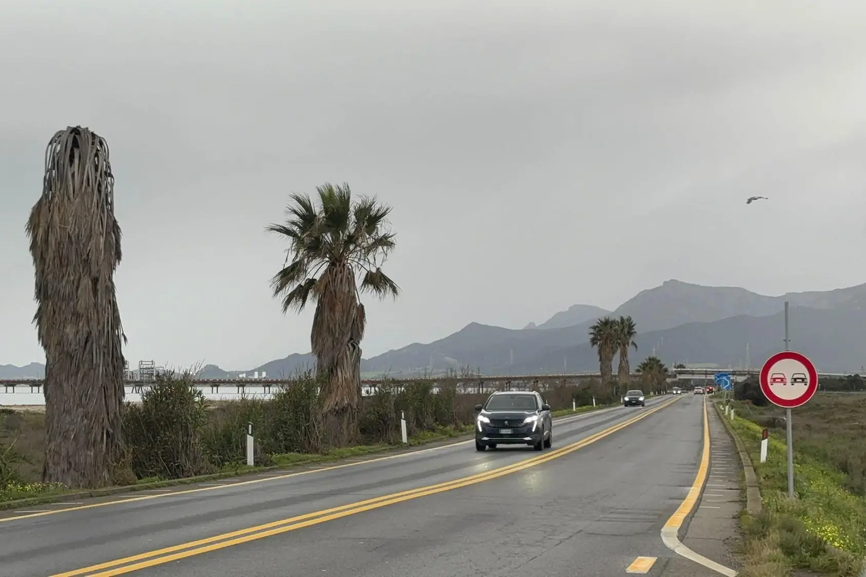 La riapertura della 195 (foto Roberto Carta)