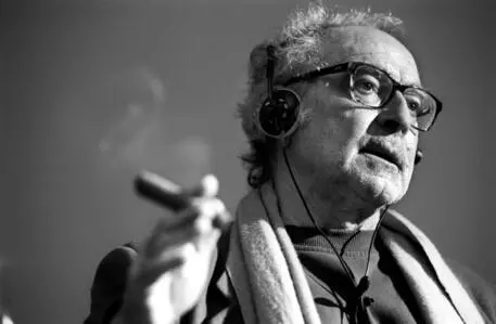 Il regista Jean-Luc Godard (foto Ansa)