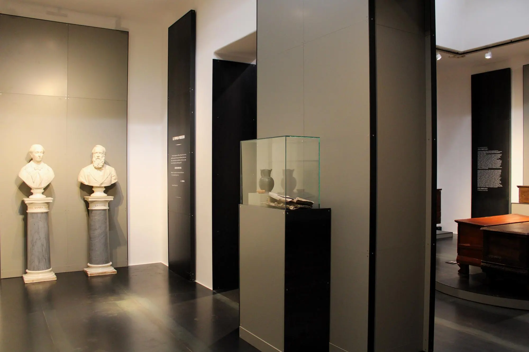 La sala del museo dedicata a Giovanni Antonio Sanna