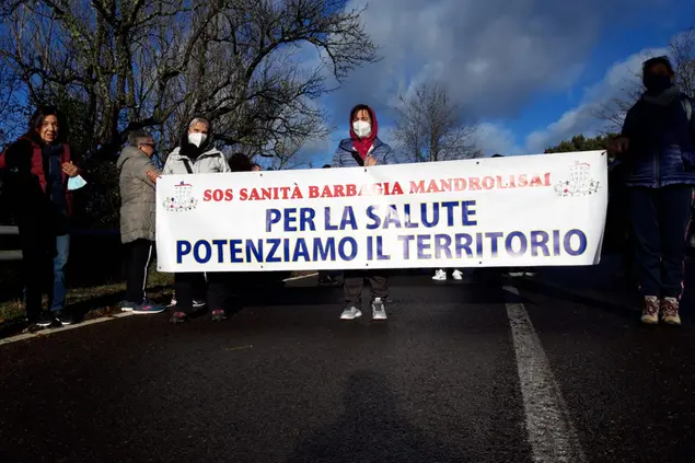 Una protesta dei comitatoi territoriali