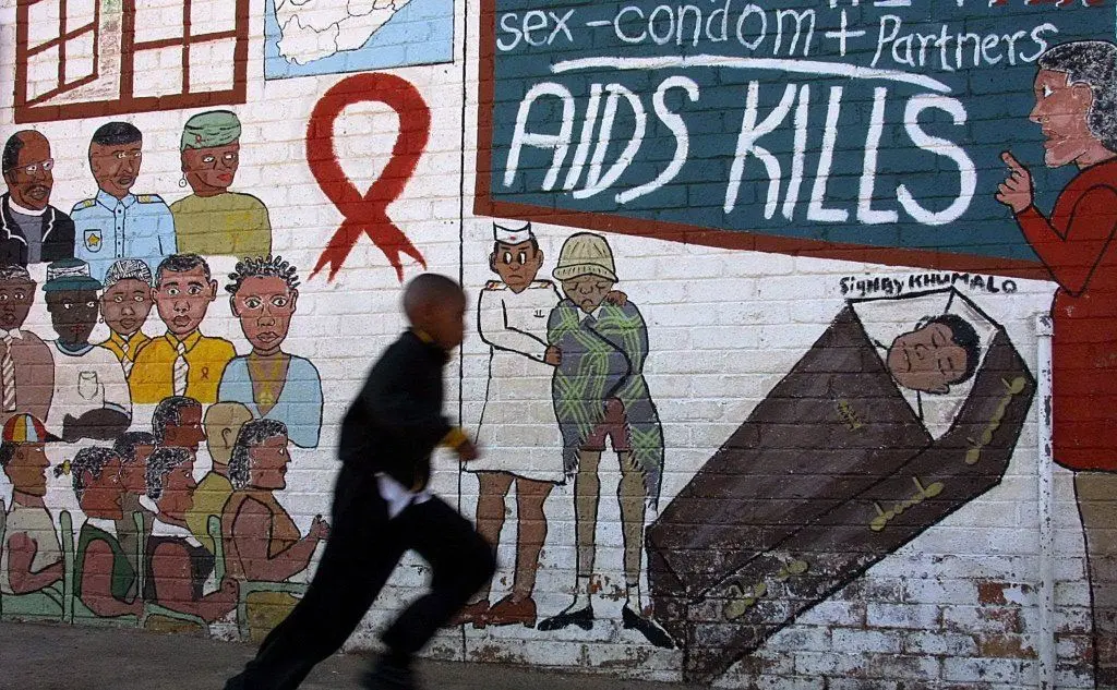 Un murales a Johannesburg