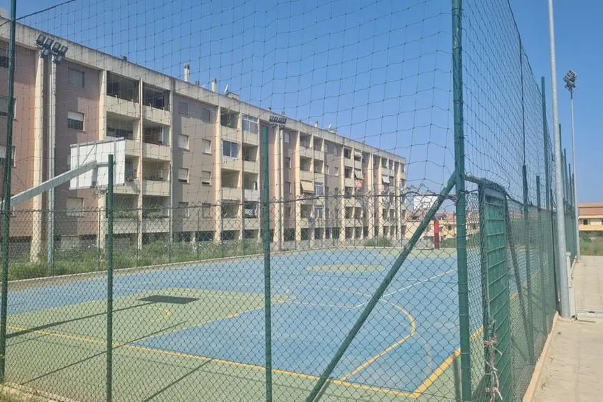 Il campo da\u00A0basket di Sant'Orsola (foto Tellini)
